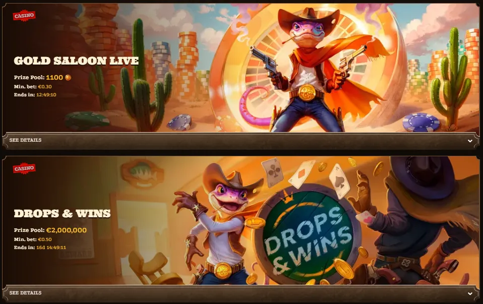 lizaro casino tournaments